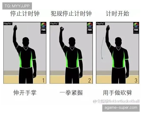 裁判手势规则详解：新手如何快速看懂场上判罚信号